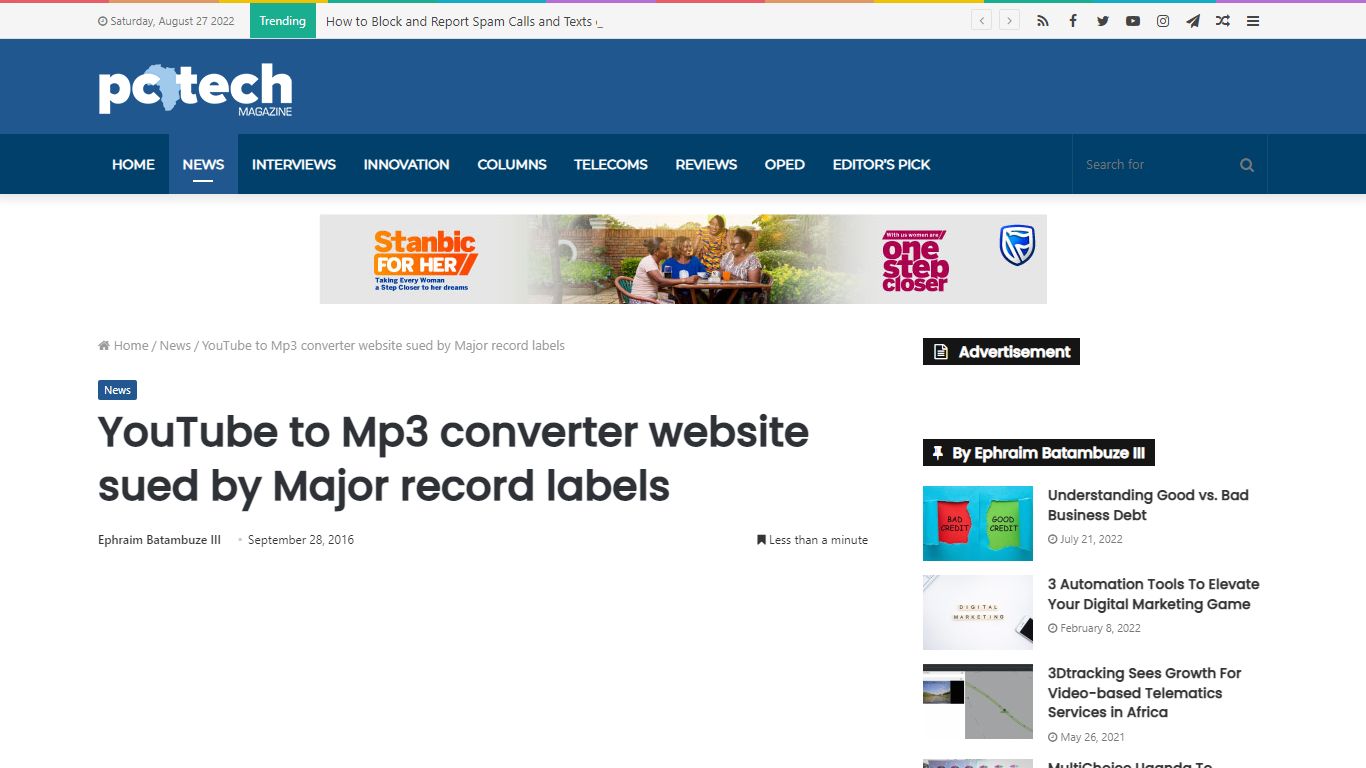 YouTube to Mp3 converter website sued by Major record labels